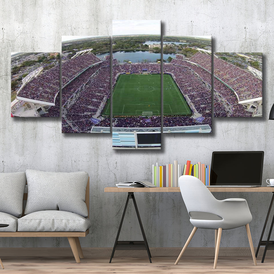 Camping World Stadium City of Orlando, Stadium Canvas, Sport Art, Large Canvas, Multi Panels, Canvas Prints Wall Art Decor