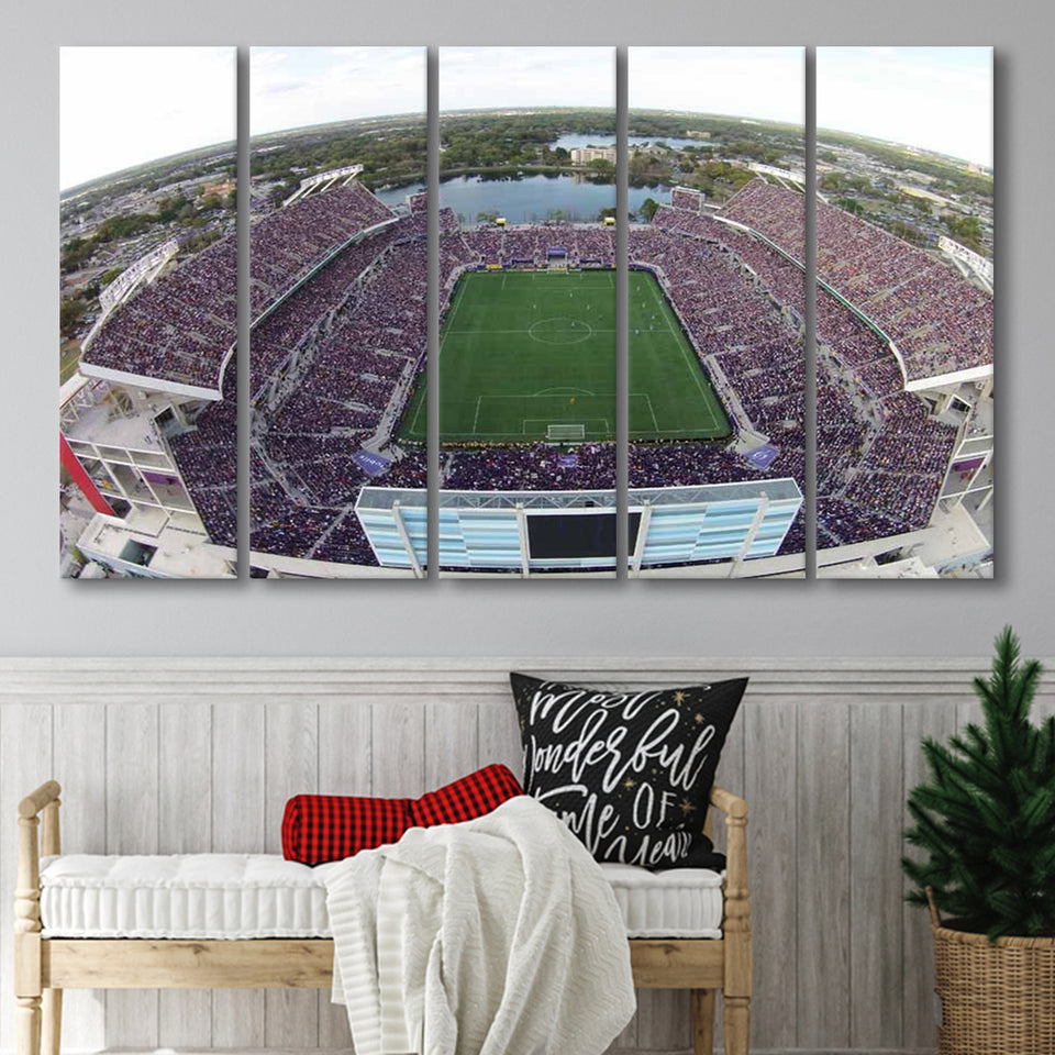 Camping World Stadium City of Orlando, Stadium Canvas, Sport Art, Gift for him, Multi Panels B, Canvas Prints Wall Art Decor