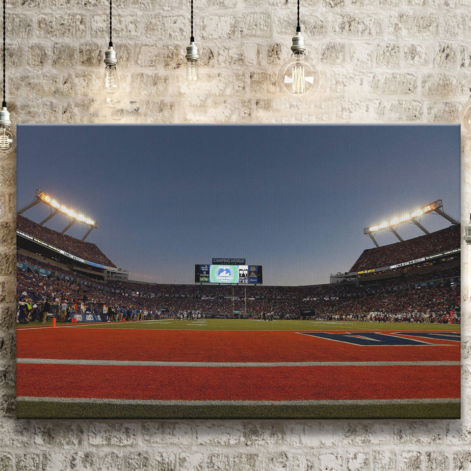 Camping World Stadium Field, Stadium Canvas, Sport Art, Gift for him, Fan Gift, Canvas Prints Wall Art Decor