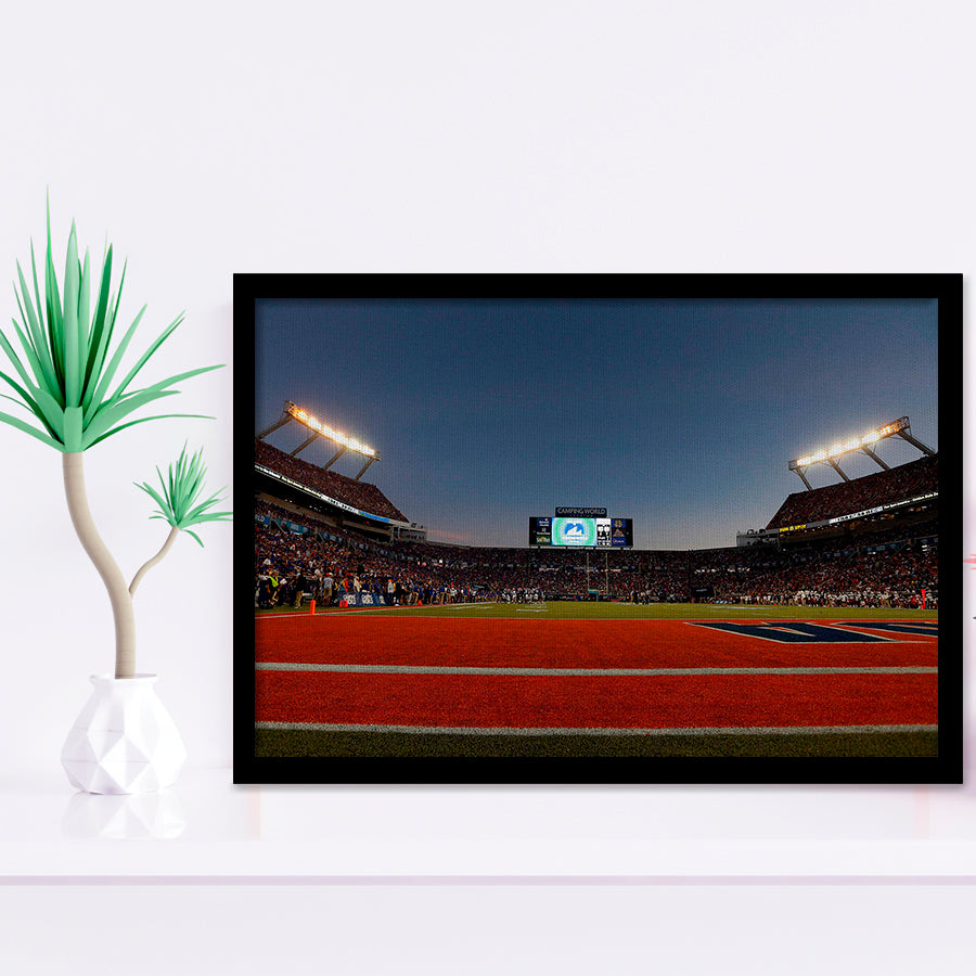 Camping World Stadium Field, Stadium Canvas, Sport Art, Gift for him, Framed Art Prints Wall Art Decor, Framed Picture