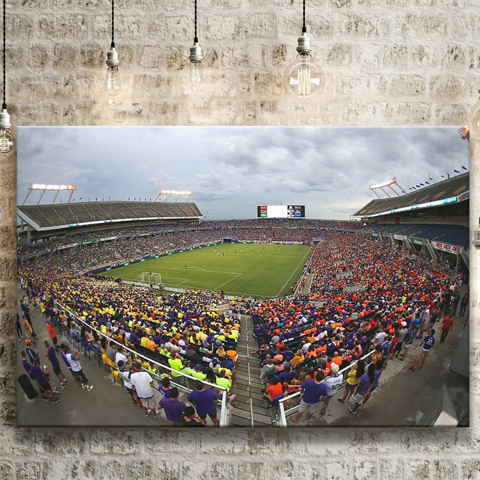 Camping World Stadium in Orlando, Stadium Canvas, Sport Art, Gift for him, Fan Gift, Canvas Prints Wall Art Decor