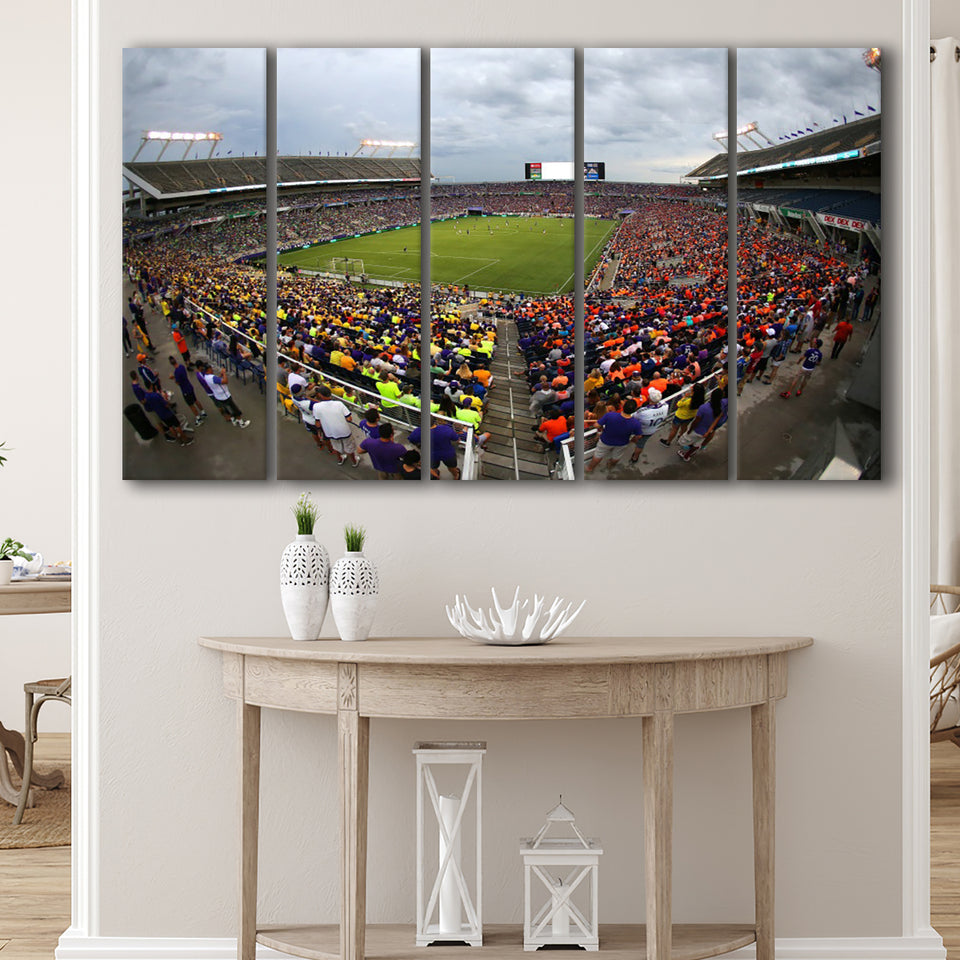 Camping World Stadium in Orlando, Stadium Canvas, Sport Art, Gift for him, Multi Panels B, Canvas Prints Wall Art Decor