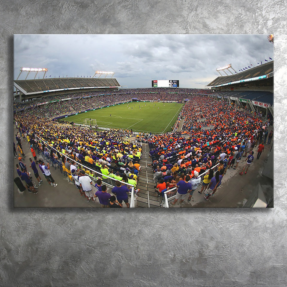 Camping World Stadium in Orlando, Stadium Canvas, Sport Art, Gift for him, Fan Gift, Canvas Prints Wall Art Decor