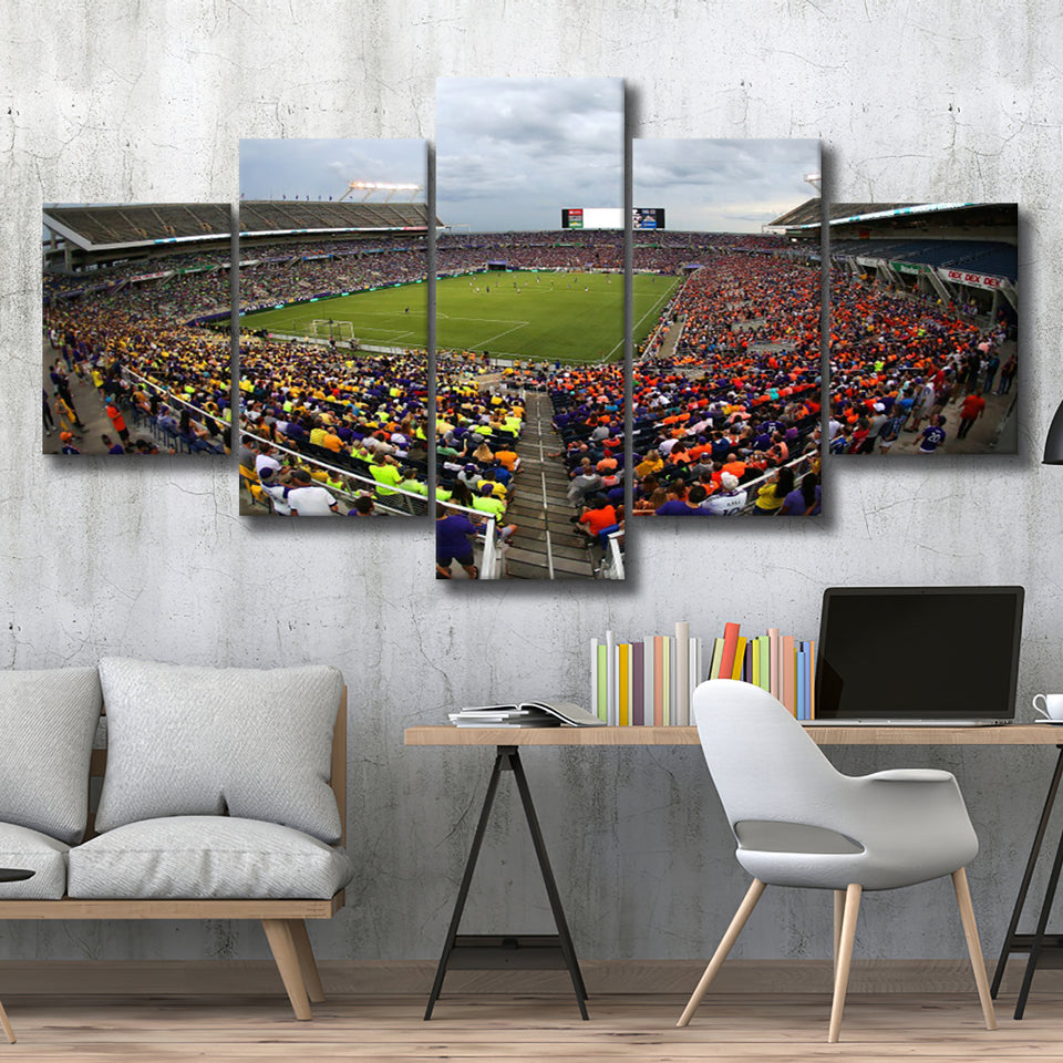 Camping World Stadium in Orlando, Stadium Canvas, Sport Art, Large Canvas, Multi Panels, Canvas Prints Wall Art Decor