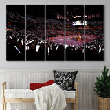 Capital One Arena, Stadium Canvas, Sport Art, Gift for him, Multi Panels B, Canvas Prints Wall Art Decor