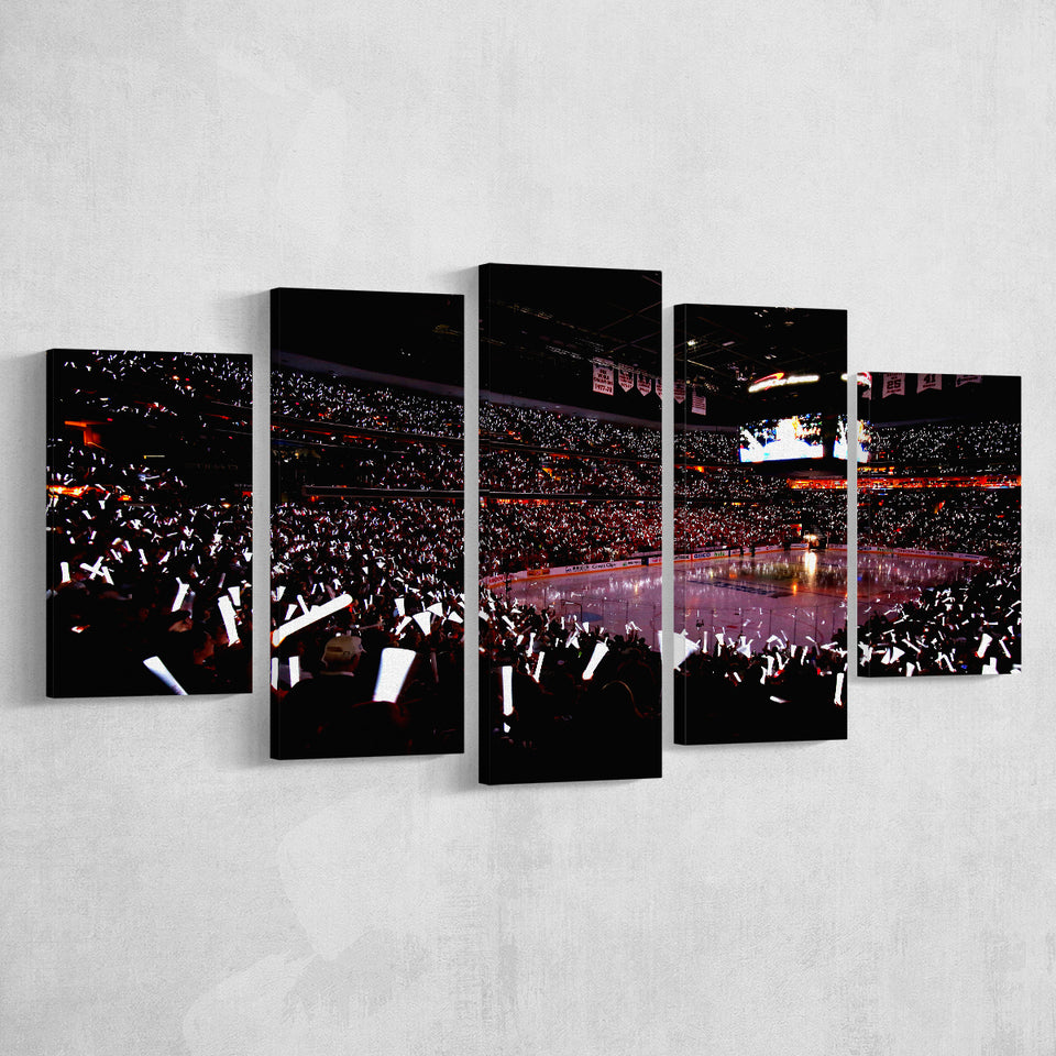 Capital One Arena, Stadium Canvas, Sport Art, Large Canvas, Multi Panels, Canvas Prints Wall Art Decor