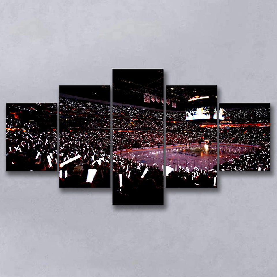 Capital One Arena, Stadium Canvas, Sport Art, Large Canvas, Multi Panels, Canvas Prints Wall Art Decor
