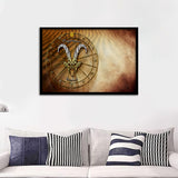 Capricorne Zodiaque Horoscope Le Framed Art Prints - Framed Prints, Prints For Sale, Painting Prints,Wall Art Decor