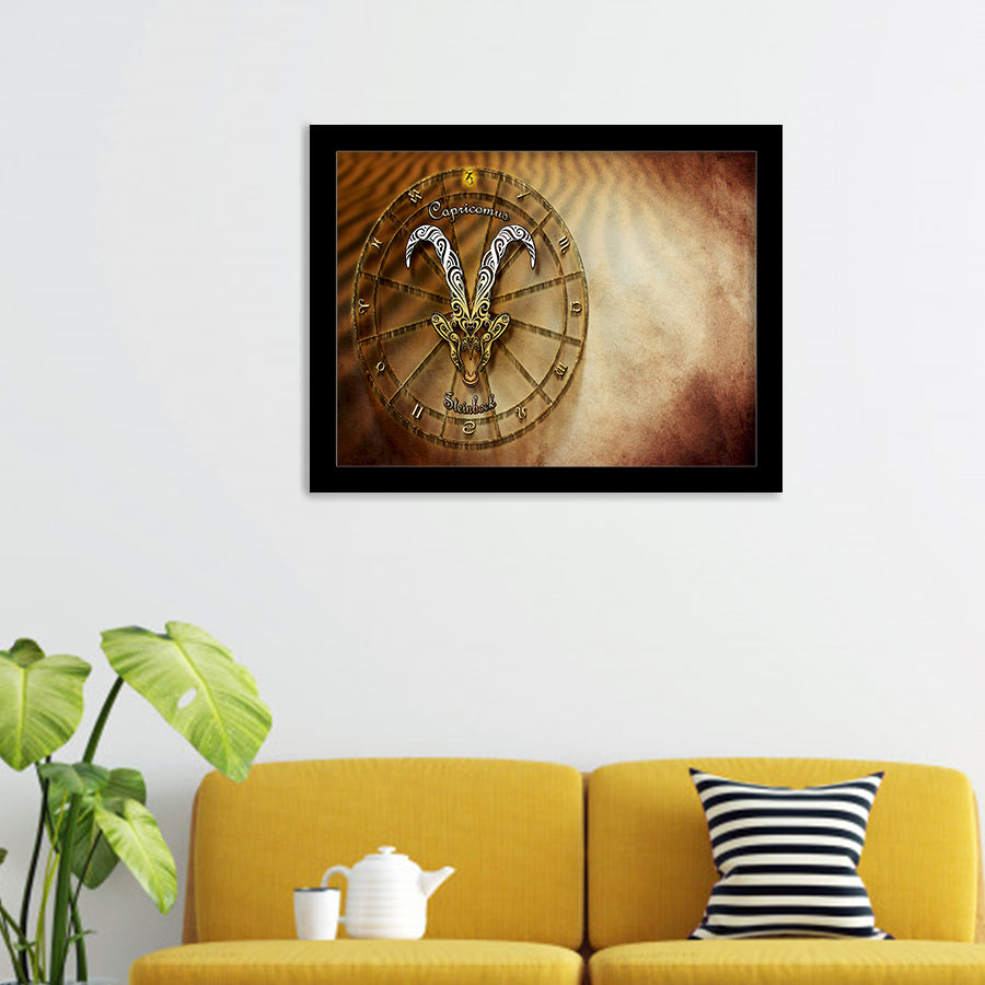 Capricorne Zodiaque Horoscope Le Framed Art Prints - Framed Prints, Prints For Sale, Painting Prints,Wall Art Decor