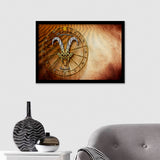 Capricorne Zodiaque Horoscope Le Framed Art Prints - Framed Prints, Prints For Sale, Painting Prints,Wall Art Decor