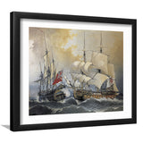 Capture Of The English Frigate Stanhope Blas De Lezo Wall Art Print - Framed Art, Framed Prints, Painting Print