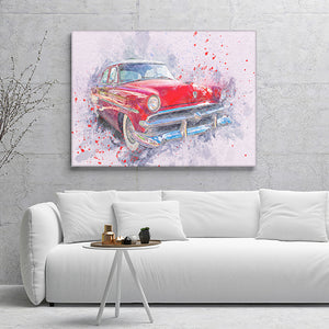 Car Tees Canvas Wall Art - Canvas Prints, Prints For Sale, Painting Canvas,Canvas On Sale