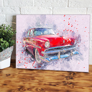 Car Tees Canvas Wall Art - Canvas Prints, Prints For Sale, Painting Canvas,Canvas On Sale