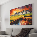 Carnoustie Golf Club Hole 02 Carnoustie Scotland Painting Canvas Prints Wall Art, Painting Art Home Decor