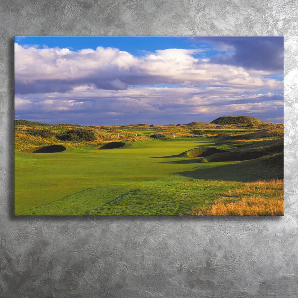 Carnoustie Golf Club Hole 02, Carnoustie, Scotland, Golf Art Print, Golf Lover, Canvas Prints Wall Art Decor