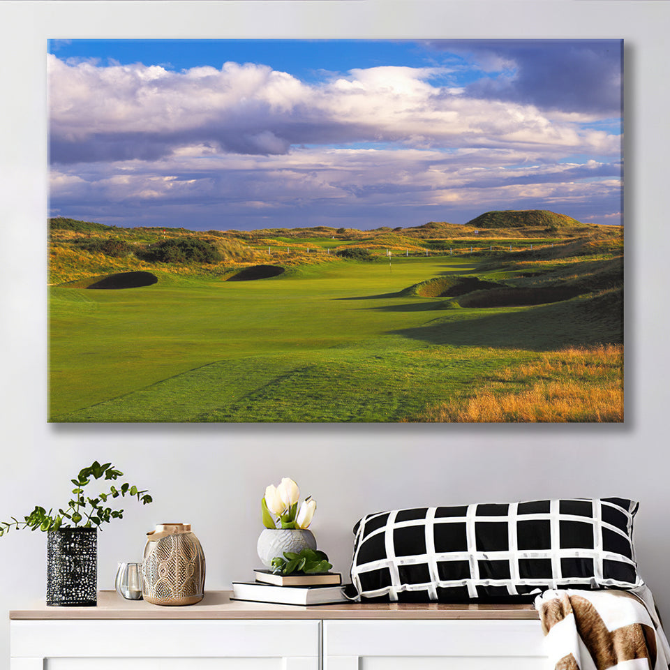 Carnoustie Golf Club Hole 02, Carnoustie, Scotland, Golf Art Print, Golf Lover, Canvas Prints Wall Art Decor