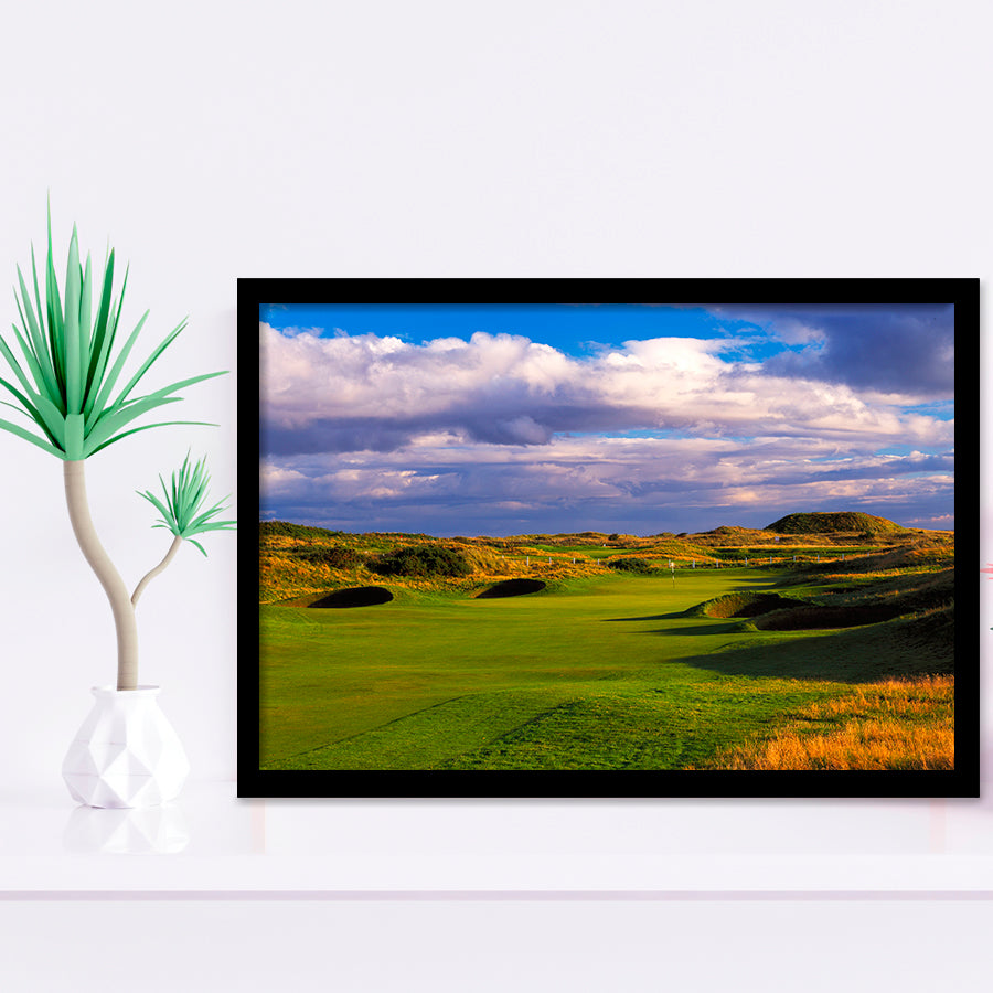 Carnoustie Golf Club Hole 02, Carnoustie, Scotland, Golf Sport Print, Golf Lover, Framed Art Prints Home Decor
