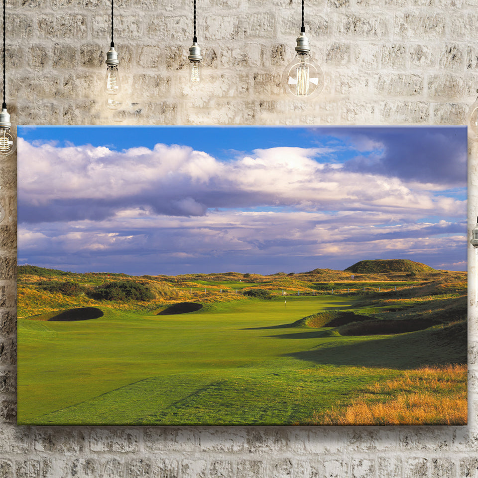 Carnoustie Golf Club Hole 02, Carnoustie, Scotland, Golf Art Print, Golf Lover, Canvas Prints Wall Art Decor