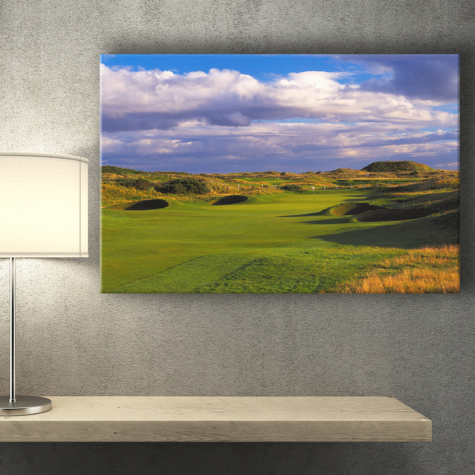 Carnoustie Golf Club Hole 02, Carnoustie, Scotland, Golf Art Print, Golf Lover, Canvas Prints Wall Art Decor