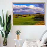 Carnoustie Golf Club Hole 02, Carnoustie, Scotland, Golf Art Print, Framed Canvas Prints Wall Art Decor, Floating Frame