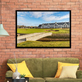 Carnoustie Golf Links, Hole 18, Golf Sport Print, Golf Lover, Framed Art Prints Home Decor