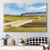 Carnoustie Golf Links, Hole 18, Golf Art Print, Golf Lover, Canvas Prints Wall Art Decor