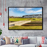 Carnoustie Golf Links, Hole 18, Golf Sport Print, Golf Lover, Framed Art Prints Home Decor