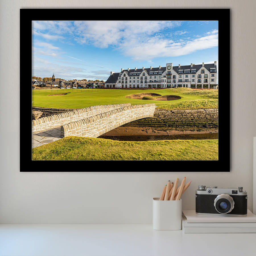 Carnoustie Golf Links, Hole 18, Golf Sport Print, Golf Lover, Framed Art Prints Home Decor