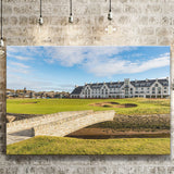 Carnoustie Golf Links, Hole 18, Golf Art Print, Golf Lover, Canvas Prints Wall Art Decor