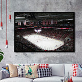 Carolina Hurricanes Wall Art Pnc Arena Stadium Art Prints Hockey,Sport Stadium Art Prints, Fan Gift, Wall Decor