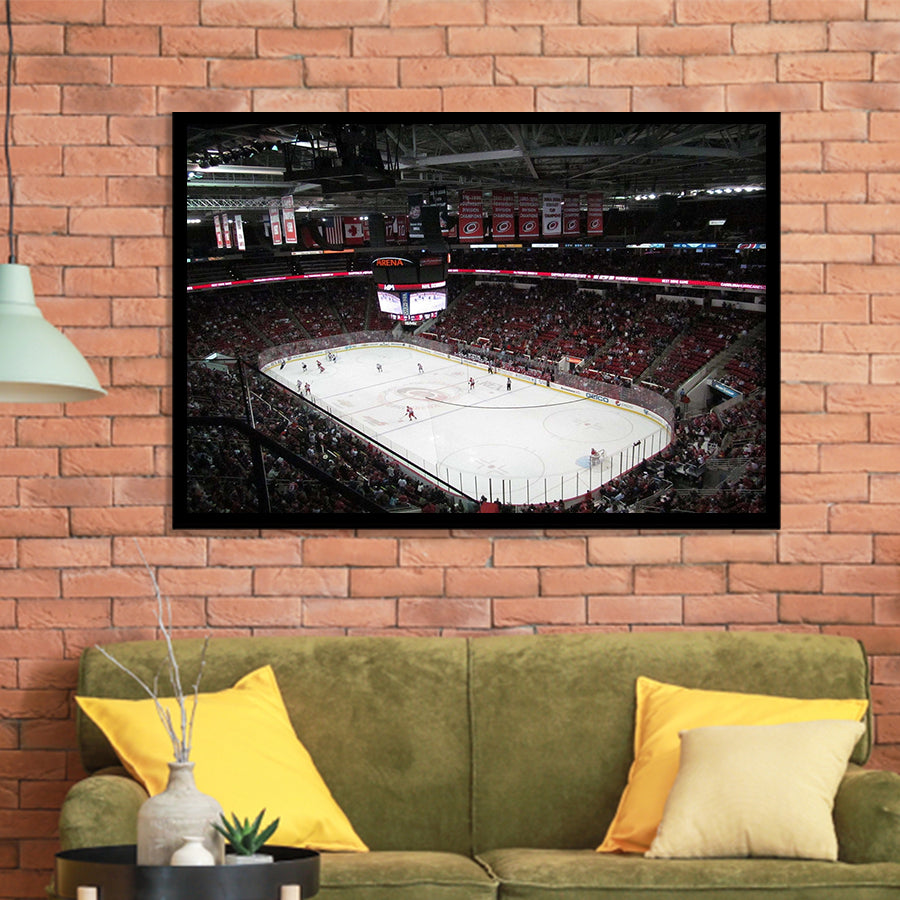 Carolina Hurricanes Wall Art Pnc Arena Stadium Art Prints Hockey,Sport Stadium Art Prints, Fan Gift, Wall Decor
