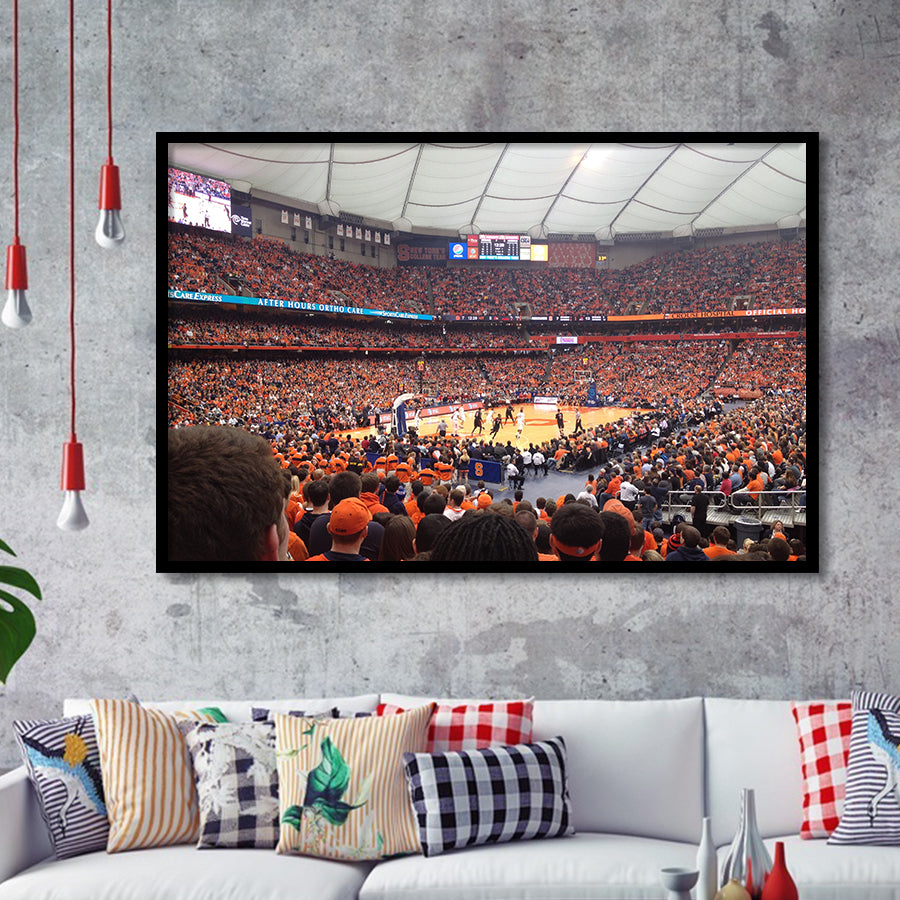 Carrier Dome, Stadium Canvas, Sport Art, Gift for him, Framed Art Prints Wall Art Decor, Framed Picture