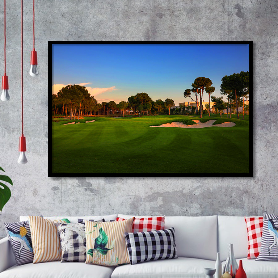Carya Golf Club Kaden Golf Courses, Golf Sport Print, Golf Lover, Framed Art Prints Home Decor