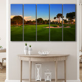 Carya Golf Club Kaden Golf Courses, 5 Panels Extra Large Canvas Prints Wall Art Decor