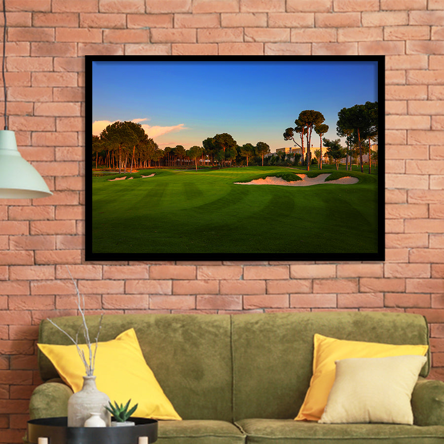 Carya Golf Club Kaden Golf Courses, Golf Sport Print, Golf Lover, Framed Art Prints Home Decor