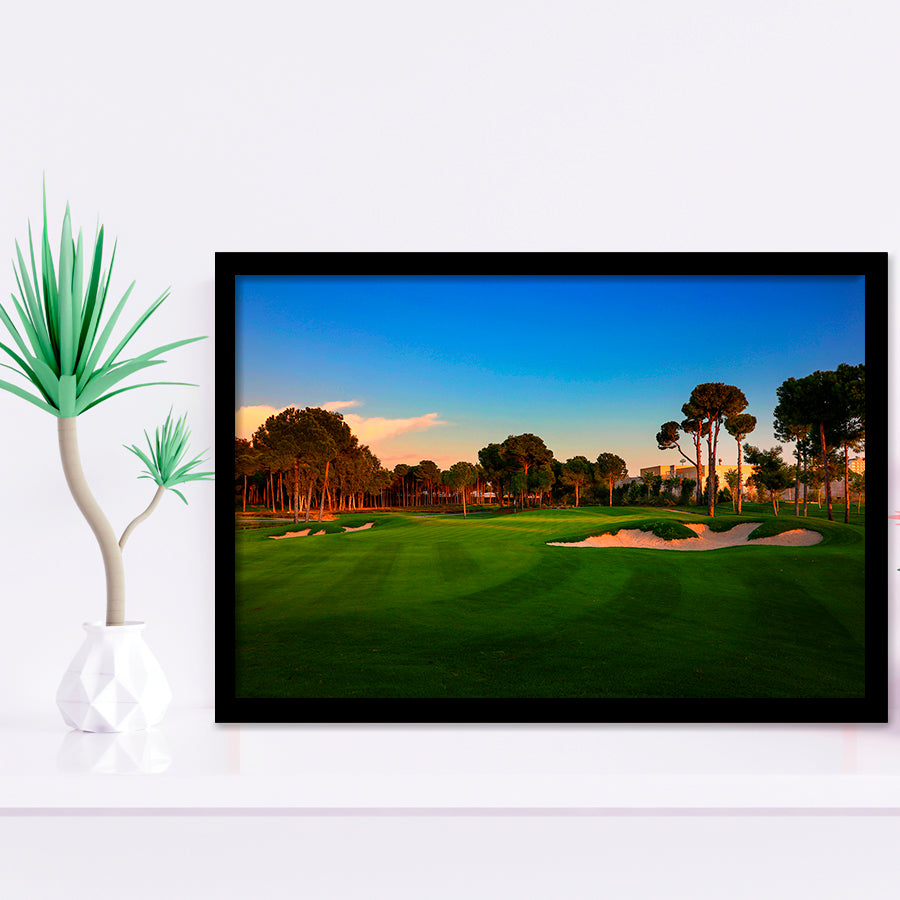 Carya Golf Club Kaden Golf Courses, Golf Sport Print, Golf Lover, Framed Art Prints Home Decor