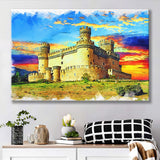 Castle of the Mendoza Canvas Prints Wall Art Decor - Painting Canvas, Art Print, Home Decor, Ready to Hang