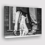 Cat Lovers Black And White Print, Animal Lovers Canvas Prints Wall Art Home Decor