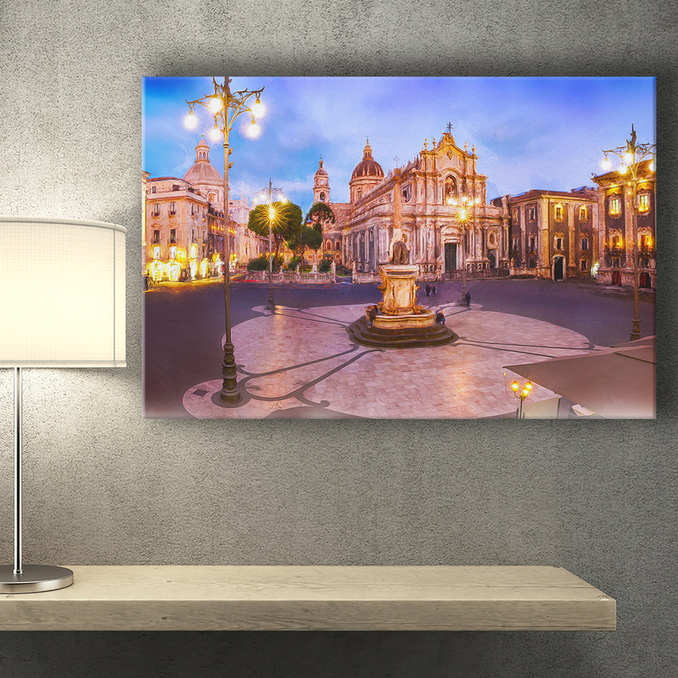 Catania, Sicily, Italy, Canvas Prints Wall Art Home Decor