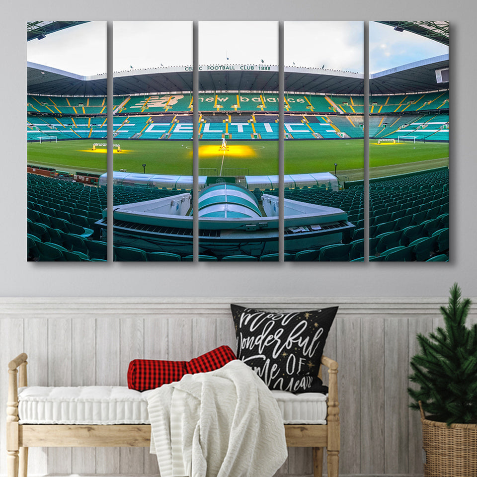 Celtic Stadium, Stadium Canvas, Sport Art, Gift for him, Multi Panels B, Canvas Prints Wall Art Decor