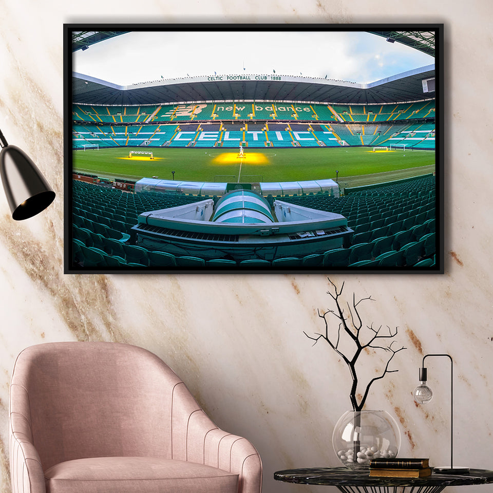 Celtic Stadium, Stadium Canvas, Sport Art, Gift for him, Framed Canvas Prints Wall Art Decor, Framed Picture