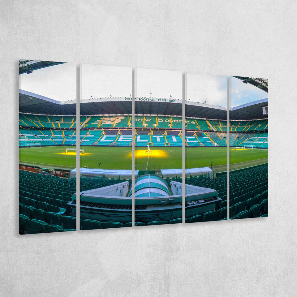 Celtic Stadium, Stadium Canvas, Sport Art, Gift for him, Multi Panels B, Canvas Prints Wall Art Decor