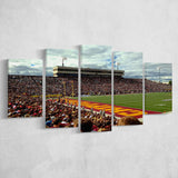 Central Michigan Chippewas Stadium Canvas Prints Kelly Shorts Stadium Wall,Multi Panels,Sport Stadium Art Prints, Fan Gift