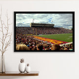 Central Michigan Chippewas Stadium Framed Canvas Prints Kelly Shorts Stadium Wall,Sport Stadium Art Prints, Fan Gift