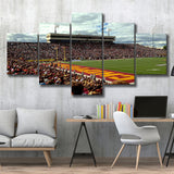 Central Michigan Chippewas Stadium Canvas Prints Kelly Shorts Stadium Wall,Multi Panels,Sport Stadium Art Prints, Fan Gift