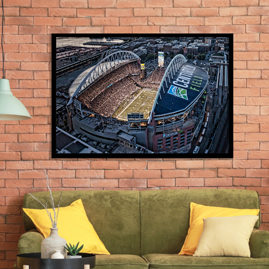 Centurylink Field, Seattle, Washington, Usa Art Prints Wall Decor - Painting Prints, Wall Art, Fan Gift, For Sale