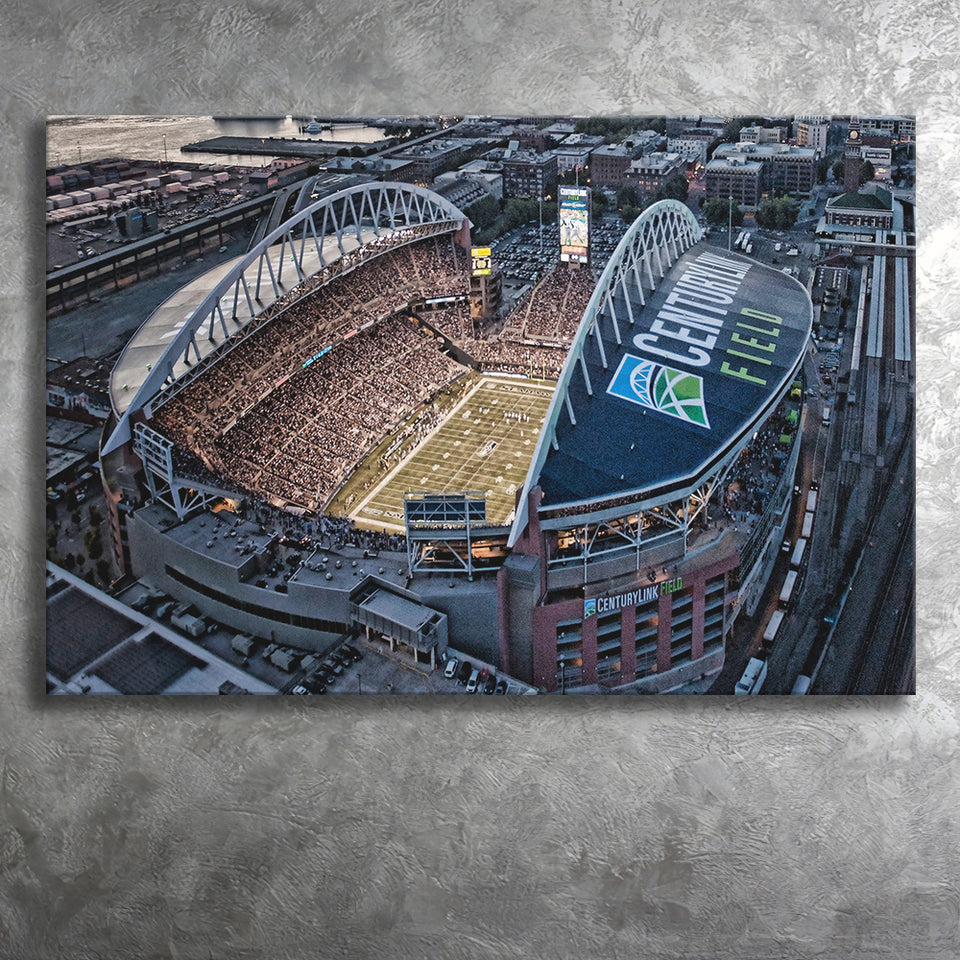 Centurylink Field, Seattle, Washington, Usa Canvas Prints Wall Art - Painting Canvas, Wall Decor, Fan Gift, Art Prints