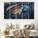 Centurylink Field, Seattle, Washington, Usa 5 Pieces B Canvas Prints Wall Art - Painting Canvas,Multi Panel, Fan Gift
