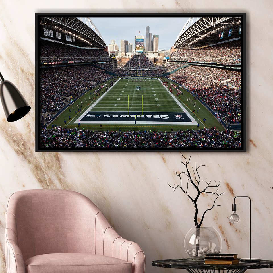 CenturyLink Field, Stadium Canvas, Sport Art, Gift for him,100 Framed Canvas Prints Wall Art Decor, Framed Picture