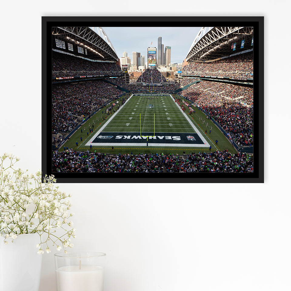 CenturyLink Field, Stadium Canvas, Sport Art, Gift for him,100 Framed Canvas Prints Wall Art Decor, Framed Picture